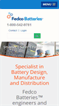Mobile Screenshot of fedcobatteries.com